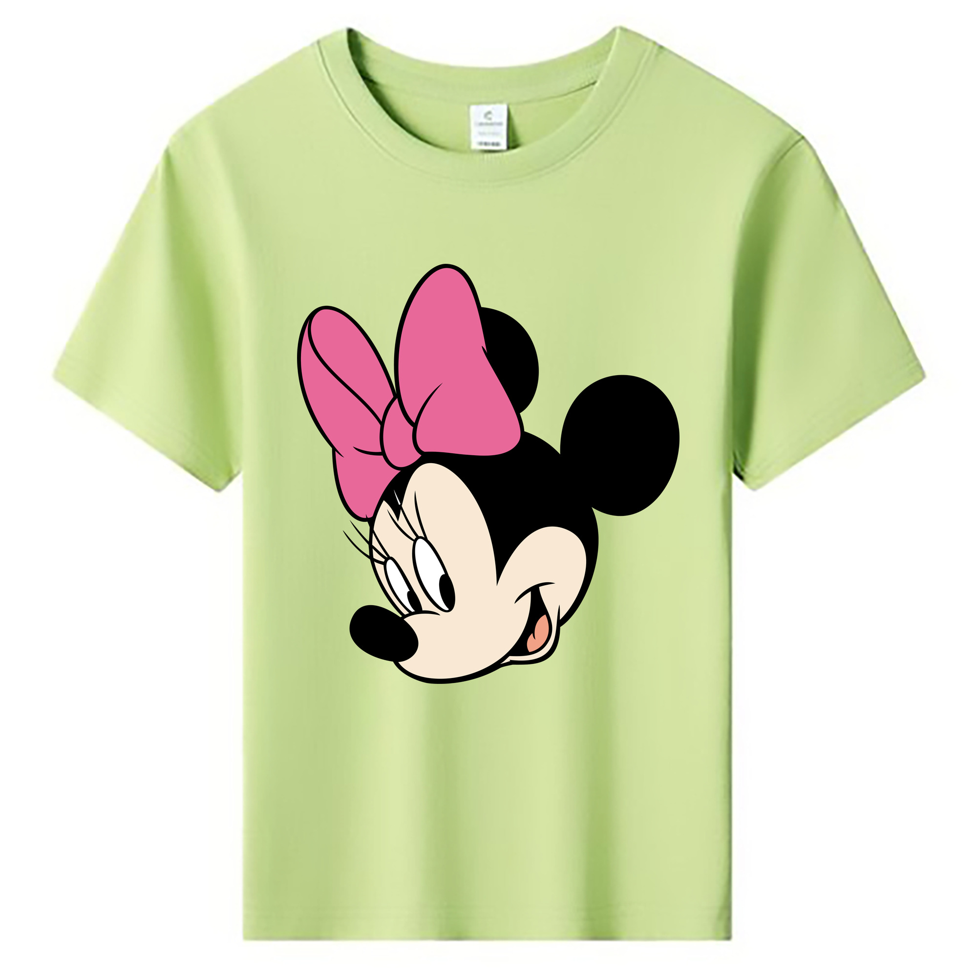 ミッキーマウス Mickey Mouse 綿100％キッズTシャツ（フロントプリント）